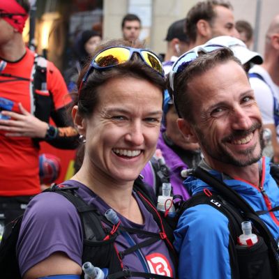 Pia und Patrick strahlen. Immer wieder eine Freude, die beiden Sportler von der Landau Running Company​ zu treffen.