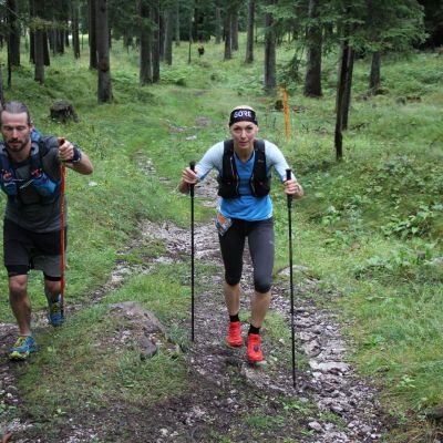 Eva und Jamie, die späteren MIXED-Sieger.