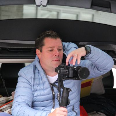 Gleich fällt auch für ihn der Startschuss.
