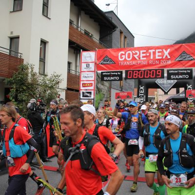 Stefan filmt den Start.
