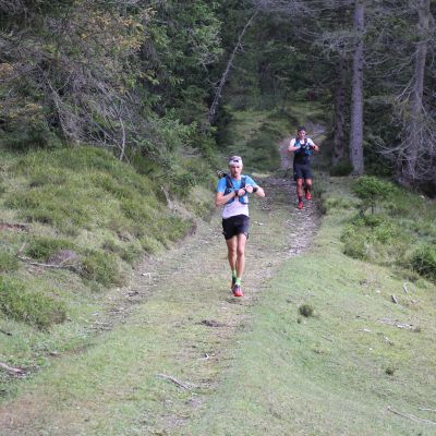 Für Thomas Farbmacher​ und David Wallmann​ endet die Etappe heute auf Platz 5.