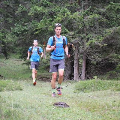 Das Team Dynafit​ mit Lukas und Klaus erreicht heute den 16. Platz.
