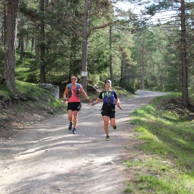 Mit ihrer Partnerin Biggi wird Sandra heute 2. in der Kategorie MASTER WOMEN.