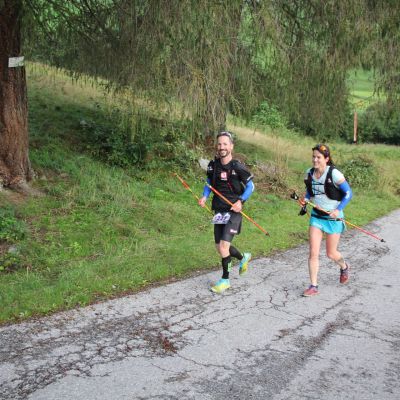 Immer eine Freude für unsere Supporters: Pia und Patrick von der Landau Running Company​ tauchen auf ...