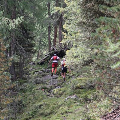 Jochen steigt immer weiter im Wald auf und sucht neue, schöne Foto-Spots.