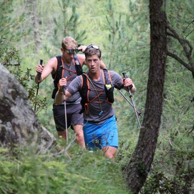 Das Team Dynafit​. Sie liegen nur wenige Minuten vor Stefan und Lars.