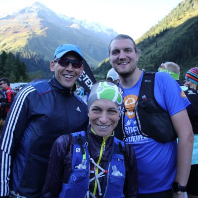 Sandra und die Trail-Riesen.