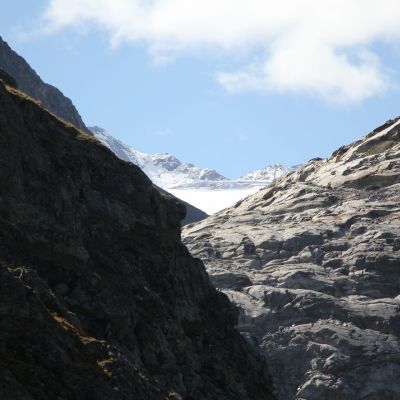 Vorher noch ein Blick in Richtung "Schnee".