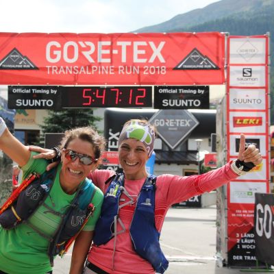 Sandra und Biggi, heute auf Platz 3.