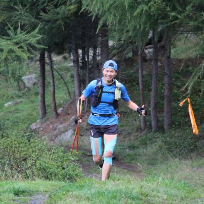 Dann taucht unser Trail-Freund Takashi aus Japan auf.