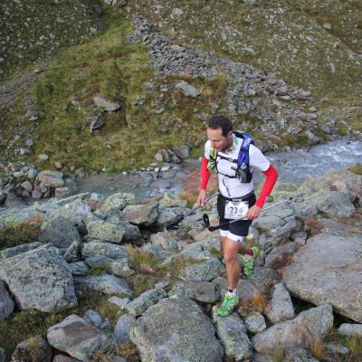 Auch unser Trail-Freund Fritz läuft heute ein großes Rennen.
