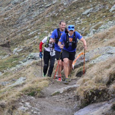 Die letzten Meter auf das Joch.