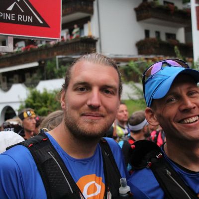 Unsere Gipfelstürmer im Startbblock.