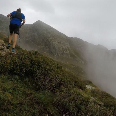Stefan und Lars sind zu dem Zeitpunkt schon fast am höchsten Punkt angekommen.