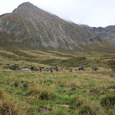 Jochen fängt auf dem Rückweg zur Gondel noch ein paar Trail-Szenen ein.