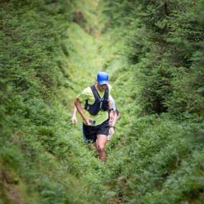 Juni 2018: Trailrunning vom Feinsten beim SachenTrail. Stefan auf dem Grenzpfad zwischen Deutschland und Tschechien. Foto: <a href='https://laufszene-sachsen.de' target='_blank'>Laufszene Sachsen</a>