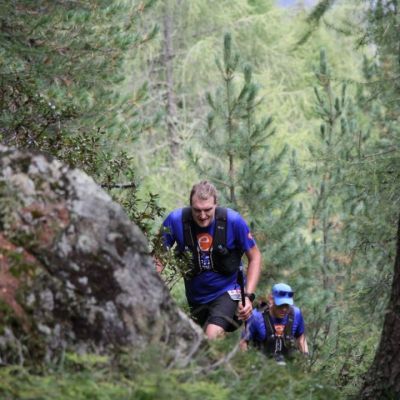September 2018, Transalpine Run: Auf Etappe 3, kurz nach der Mauchele Alm.