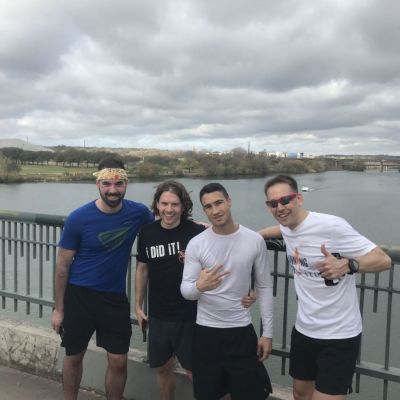 März 2018: Stefan beim "SXSW Trail-Run" in Austin, Texas.