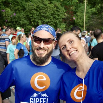 Theresa und Michael strahlen um die Wette ;-)