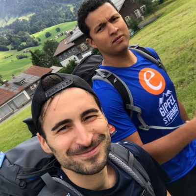 F&uuml;r Jo&eacute; ist es bereits die 3. AlpenCross-Etappe. Giuseppe hatte 2018 seine Premiere auf dem Weg nach Nizza.