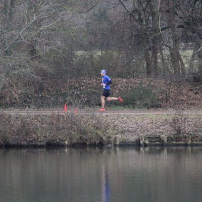 Jochen ersp&auml;ht Stefan auf der anderen Seeseite.