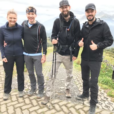 Trotzdem sind die Gipfelst&uuml;rmer hei&szlig; auf eine legend&auml;re Teiletappe des Pr&auml;ttigauer H&ouml;henwegs.