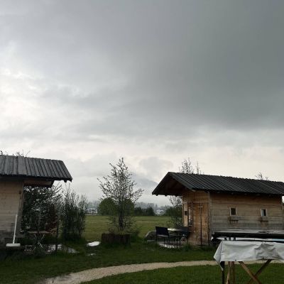 Die 5 Almdorado-Hütten waren so eng, dass defintiv AlpenCross-Feeling aufkam.  