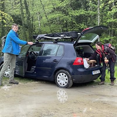 Ruud scheint geheime Kriterien für die Parkplatz-Wahl zu haben ;-)