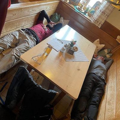 Einfach liegen bleiben?