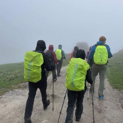 Abstieg in Richtung Marquartstein. Immer noch keine Sicht!