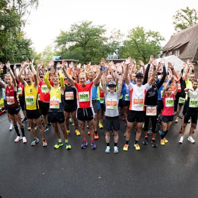 2022: Startaufstellung für den Hauptlauf.