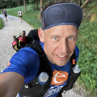 Ein Läufer-Selfie, ca. 1h nach dem Start.