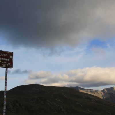Ganz genau, der Aufstieg zum Penser Joch.
