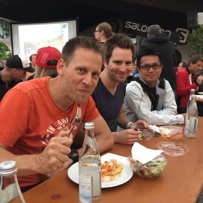 Auf der Pastaparty mit Katsuhisa Suzuki ...