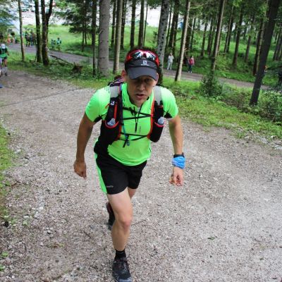 Die ersten 9,20 km legt Stefan in 1:02.48,0 zurück.