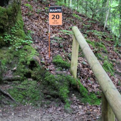 Jetzt liegen noch 20 km vor ihm.