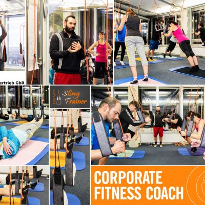 Januar 2015: Sling-Probetraining im neuen exito Sportraum. Ab Februar wurde dann mit unserem "Corporate Fitness Coach" Markus 3x pro Woche „geslingt“. Das rockt, hält fit und macht unheimlich viel Spaß.