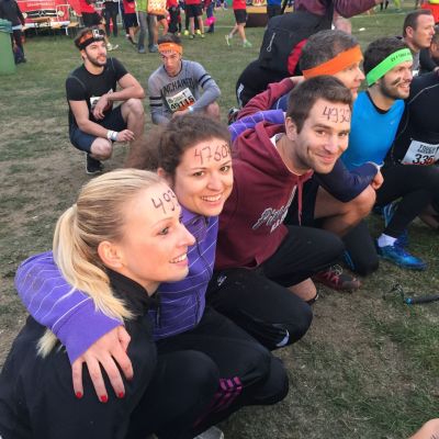 September 2015: Tough Mudder 2015 in Wassertrüdingen. Einschwören.