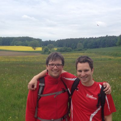 Perfektes Wanderwetter und abwechslungsreiche Landschaft auf dem Abschnitt zwischen Pegnitz und Betzenstein.