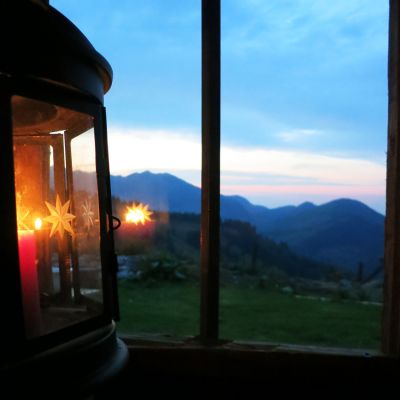 Traumhaft schöne Atmosphäre auf der BaumoosAlm​.