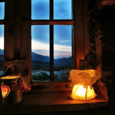 Traumhaft schöne Atmosphäre auf der BaumoosAlm​.