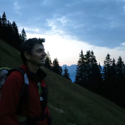 Sonnenaufgangstour über die Himmelmoosalm auf den Brünnstein (1.634 m).