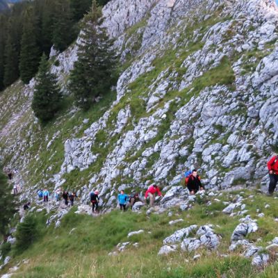 Sonnenaufgangstour über die Himmelmoosalm auf den Brünnstein (1.634 m).
