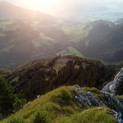 Sonnenaufgangstour über die Himmelmoosalm auf den Brünnstein (1.634 m).