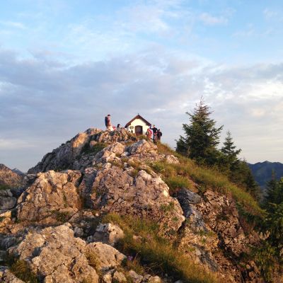 Sonnenaufgangstour über die Himmelmoosalm auf den Brünnstein (1.634 m).