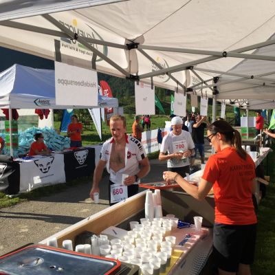 Riesiges Kompliment für die Verpflegungsstationen beim Karwendelmarsch.