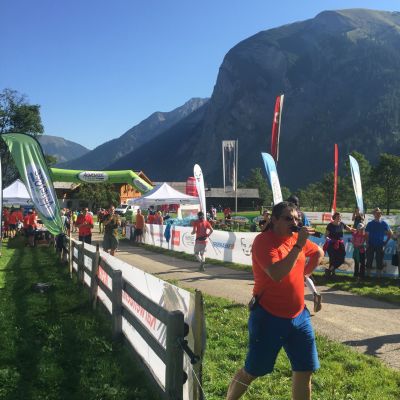 Euphorisch wurde jeder Läufer an der Engalm angekündigt.