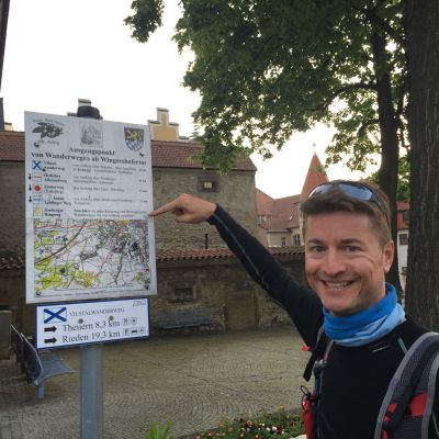 Start um ca. 06:45 Uhr am Wingershofertor in Amberg.