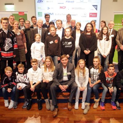 Dezember 2016: Abschlussveranstaltung 2016. Vorstellungen der Teams, Talente und Taten für die Förderperiode 2017. Copyright: Stadt Nuernberg - SportService.