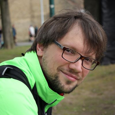 Peter wartet im Anschluss gespannt auf den Start zu seinem ersten Trailrun. Den 27 km langen "Circuit des Grands Crus".